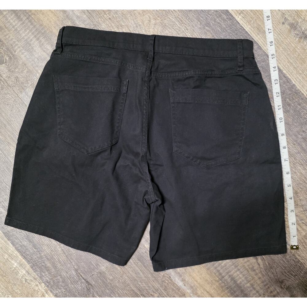 Amazon Essentials Mens Shorts Size 31 Black 5-Pocket Cotton Stretch - Picture 5 of 5